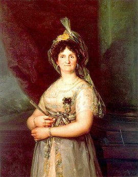 Marie Louise de Bourbon-Parme - par Vicente Lpez  1816 - Palais Royal de Madrid